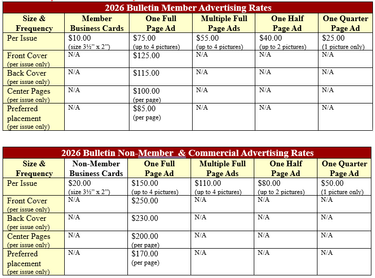2026 Ad rates